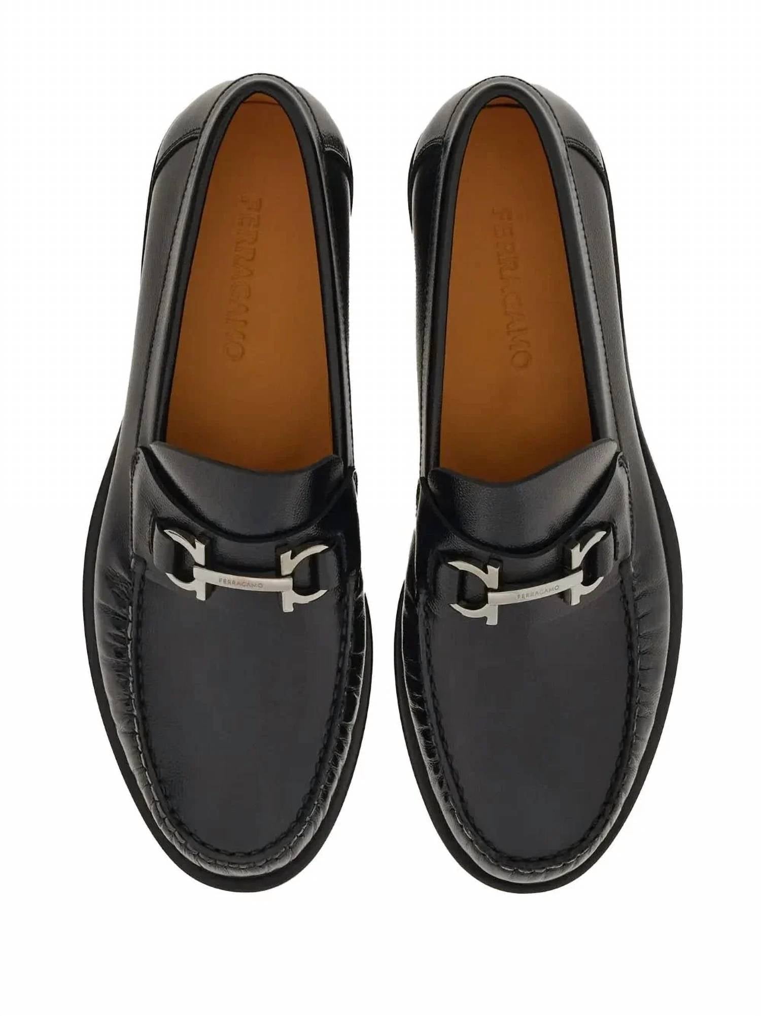 Salvatore Ferragamo - Men's Gancini Leather Loafers