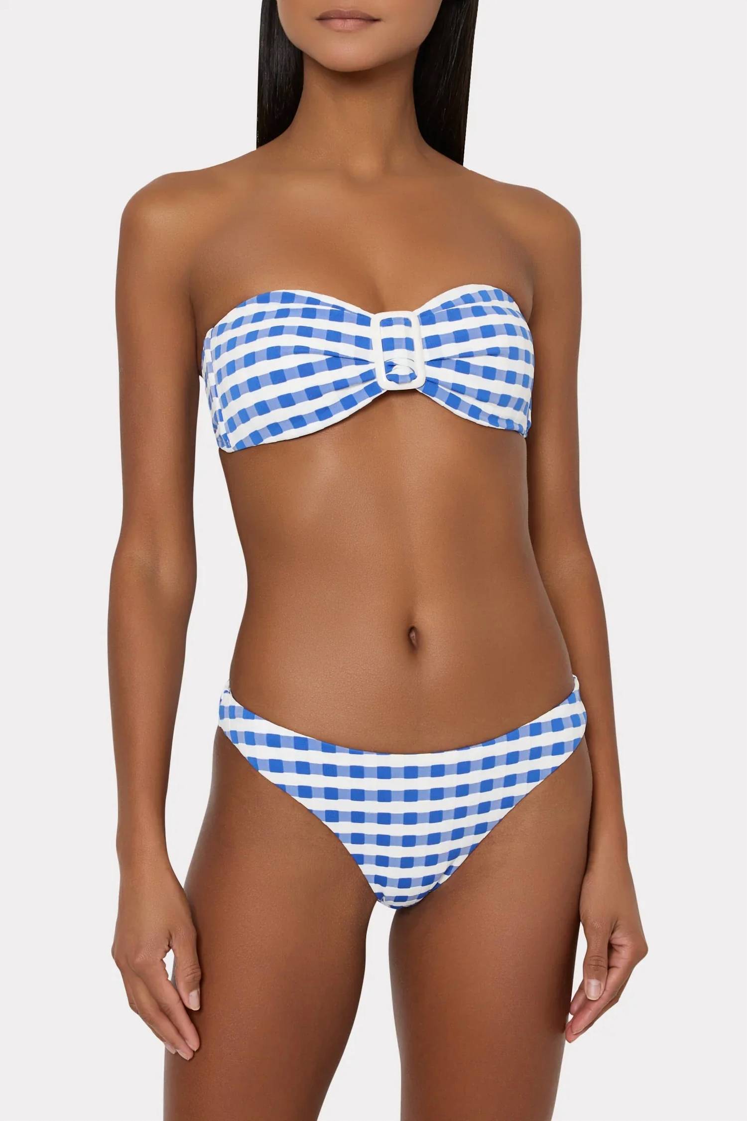 Milly - Margot Jacquard Cottage Bandeau Bikini Top