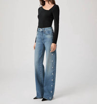 Paige Sasha Wide Leg Jeans in cruising - women's pants
