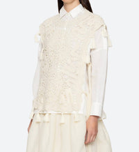 Sea - Nara Crochet Combo Shirt