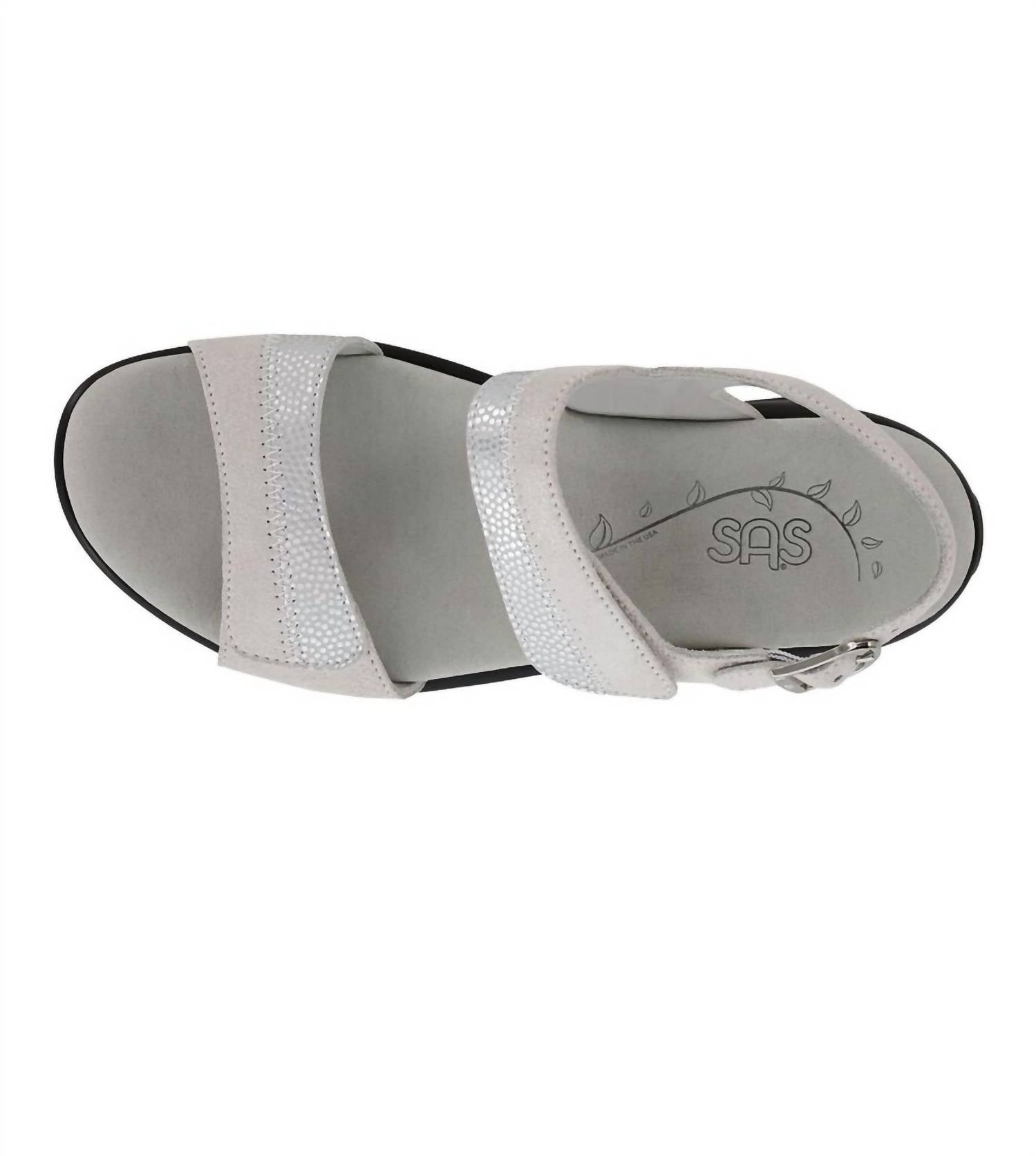 SAS Women's Nudu Heel Strap Sandal in silver mist - women's sandal - view 5