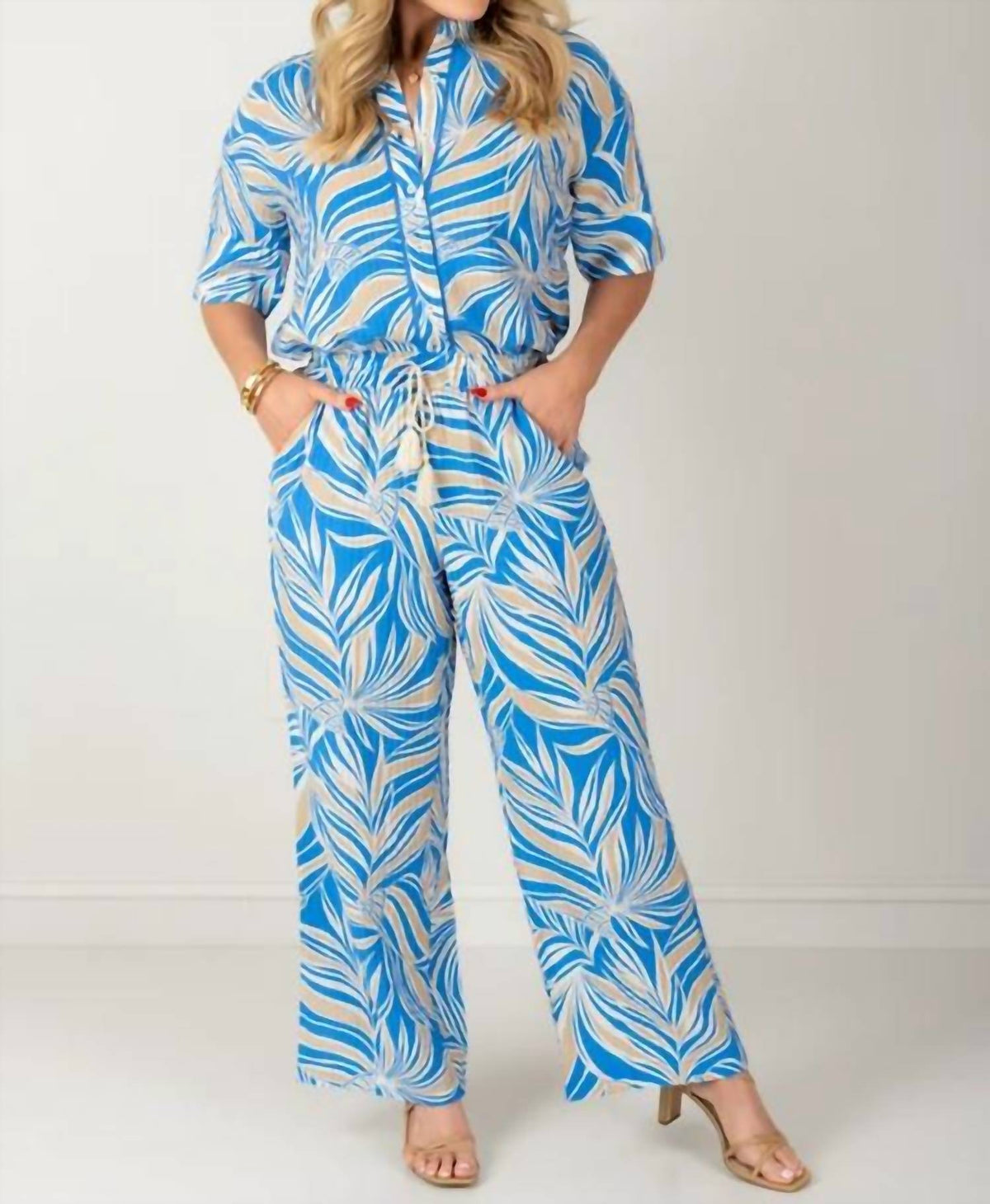 Tribal - Pull On Ankle Drawcord Pants