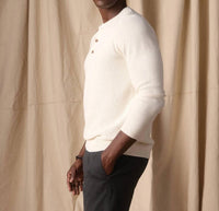 The Normal Brand - Coolmax Textured Henley Sweater