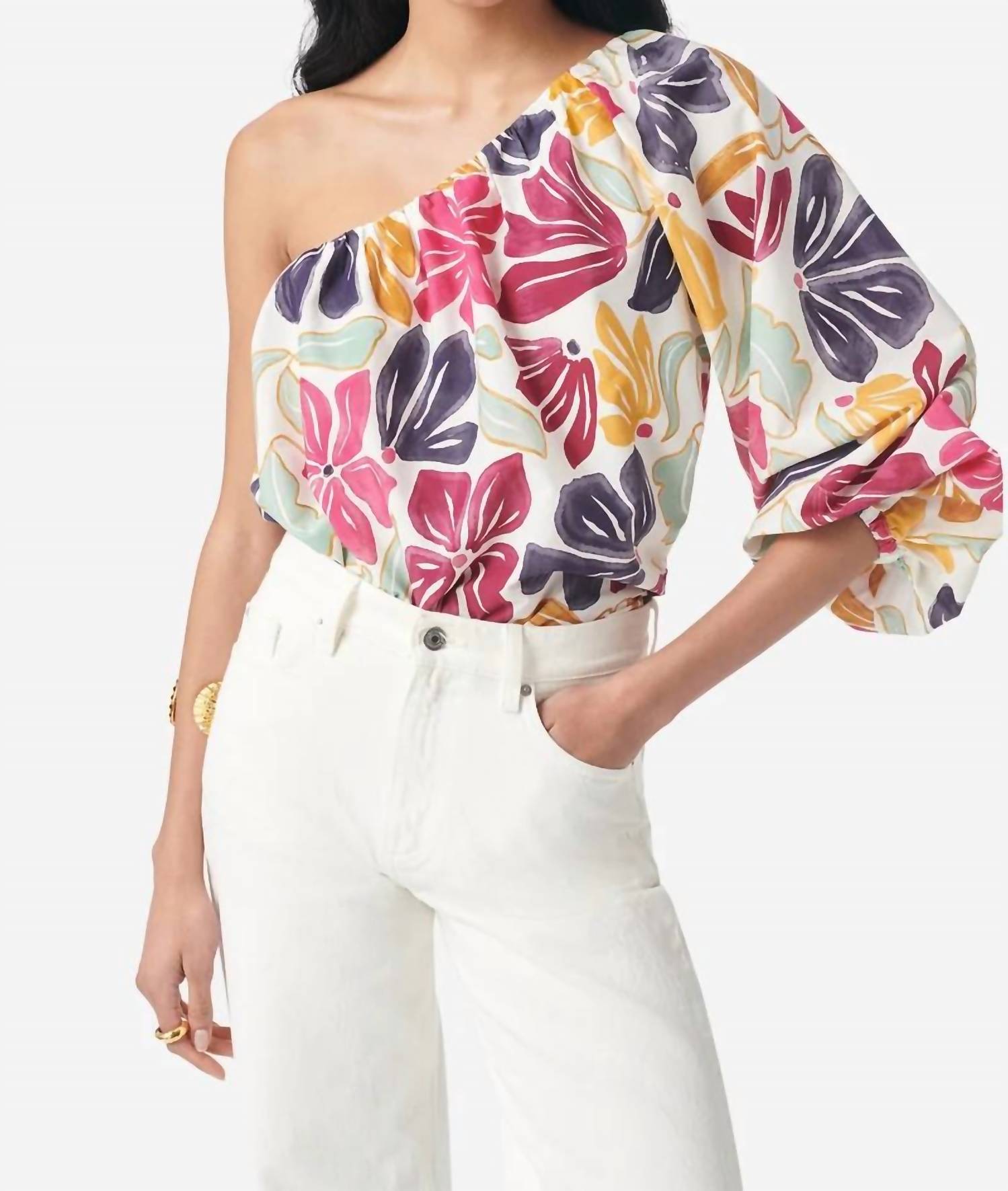 Vanessabruno - Floral Glisa Long Sleeve Blouse