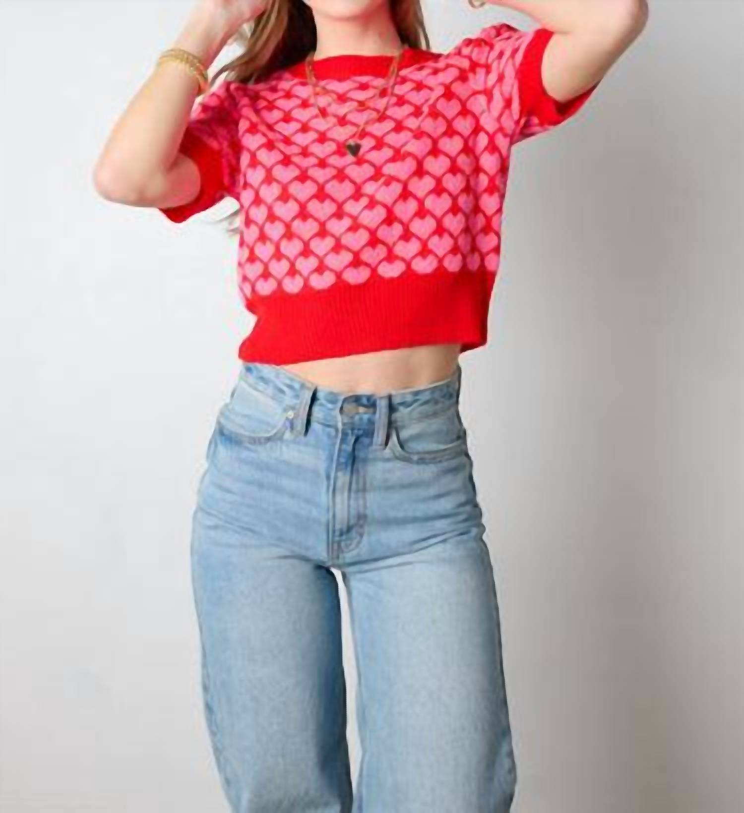 Day + Moon - Cupid Cropped Sweater