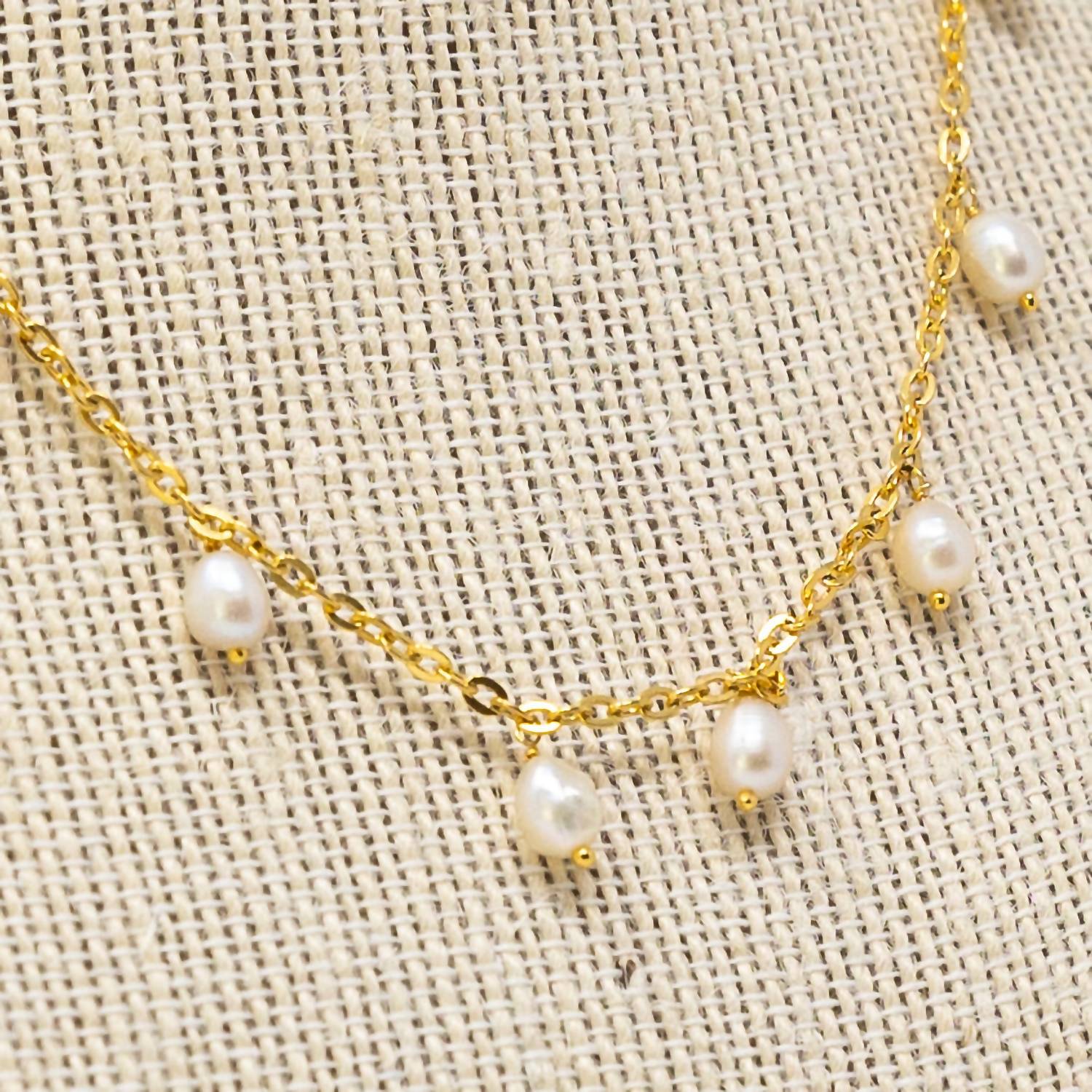 Mary Kathryn Designs - Women Pearl Dangle Necklace