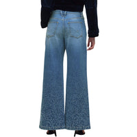 Hudson - Jodie Loose Wide Leg Jean With Stud
