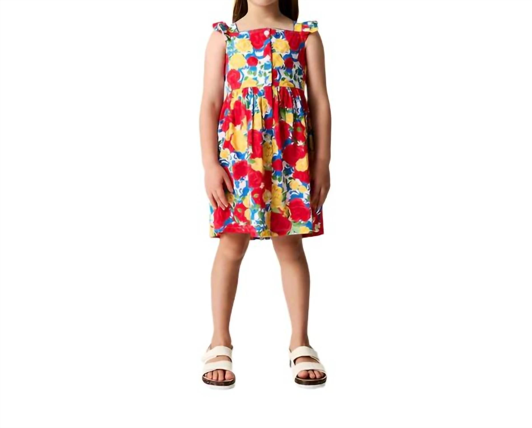 Posh Peanut - Girls Valentina Bamboo Challis Button-down Dress