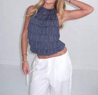 Loucia - Cascade Halter Top