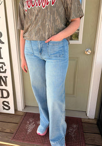 Flying Monkey - Women's The Coastal Drift Wide Leg Jeans