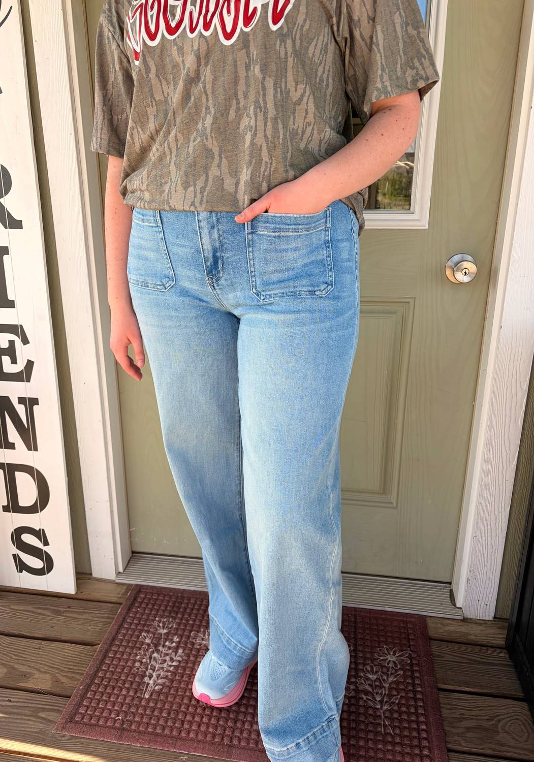 Flying Monkey - Women's The Coastal Drift Wide Leg Jeans