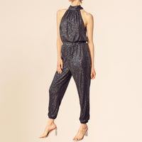 Mustard Seed - High Neck Sequin Jumpsuit