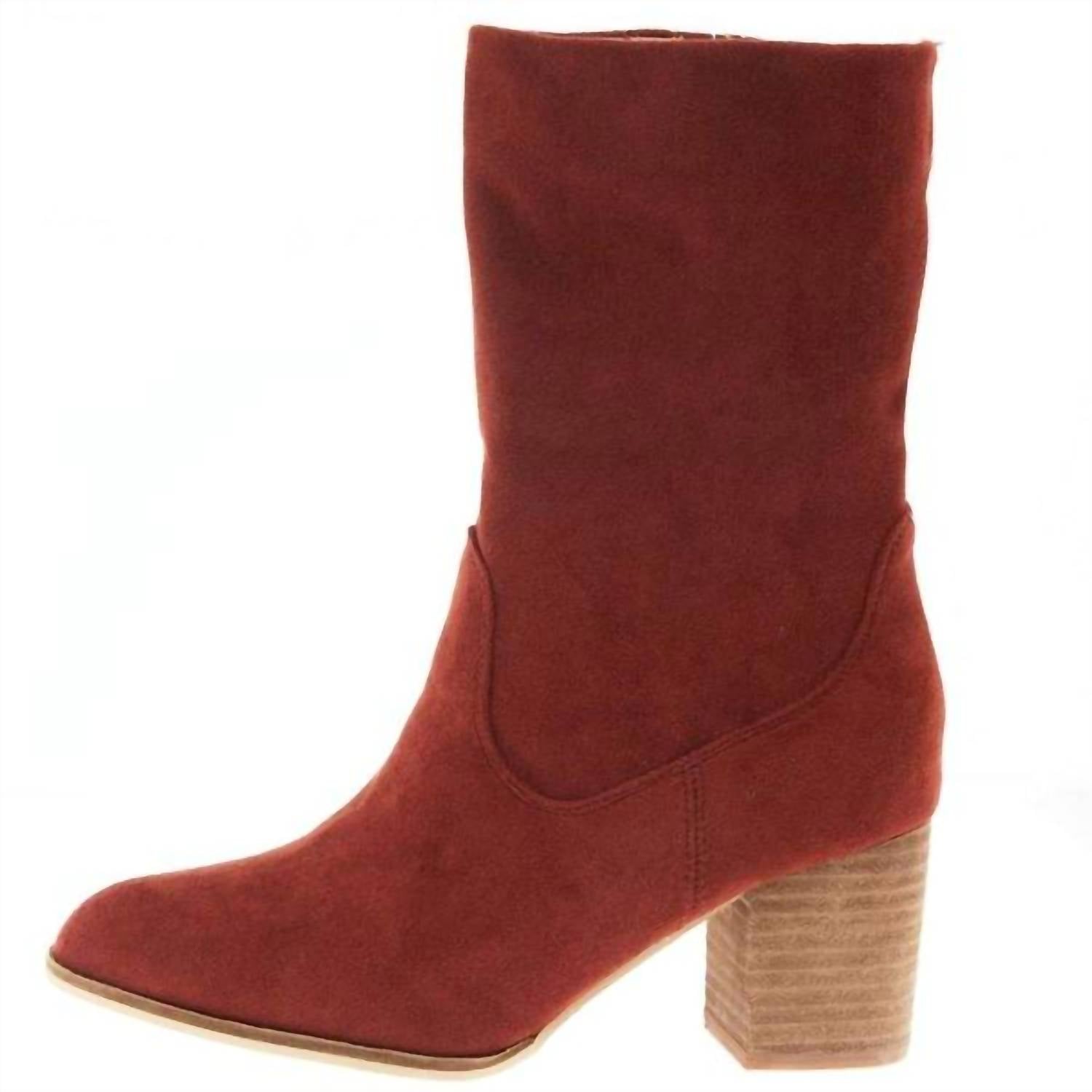 Hey Girl by Corkys Women's Wicked Heel Boot in rust - women's shoe - alternate view