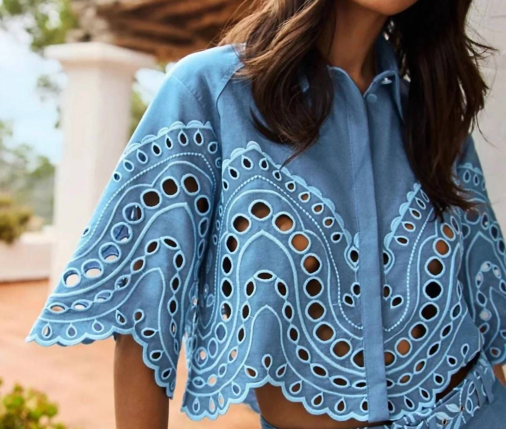 Charo Ruiz - Storm Embroidered Blouse