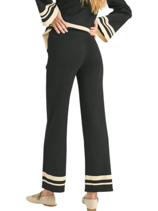 Miou Muse - Mood Shift Stripe Detail Pants