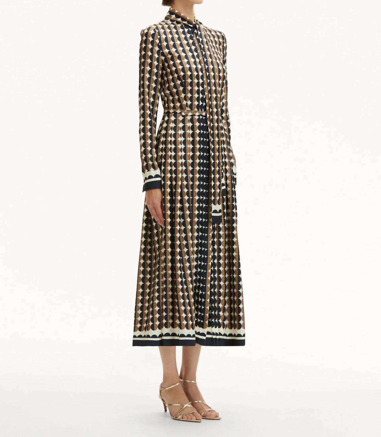 Oscar De La Renta - Geometric Circle Dress