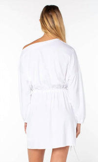 Serra - Piers Off-Shoulder Tie-Waist Dress