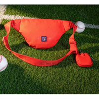 Montana West Men's Houston Astros Major League Baseball Fanny Pack Sling Bag in orange - men's bag - detail view