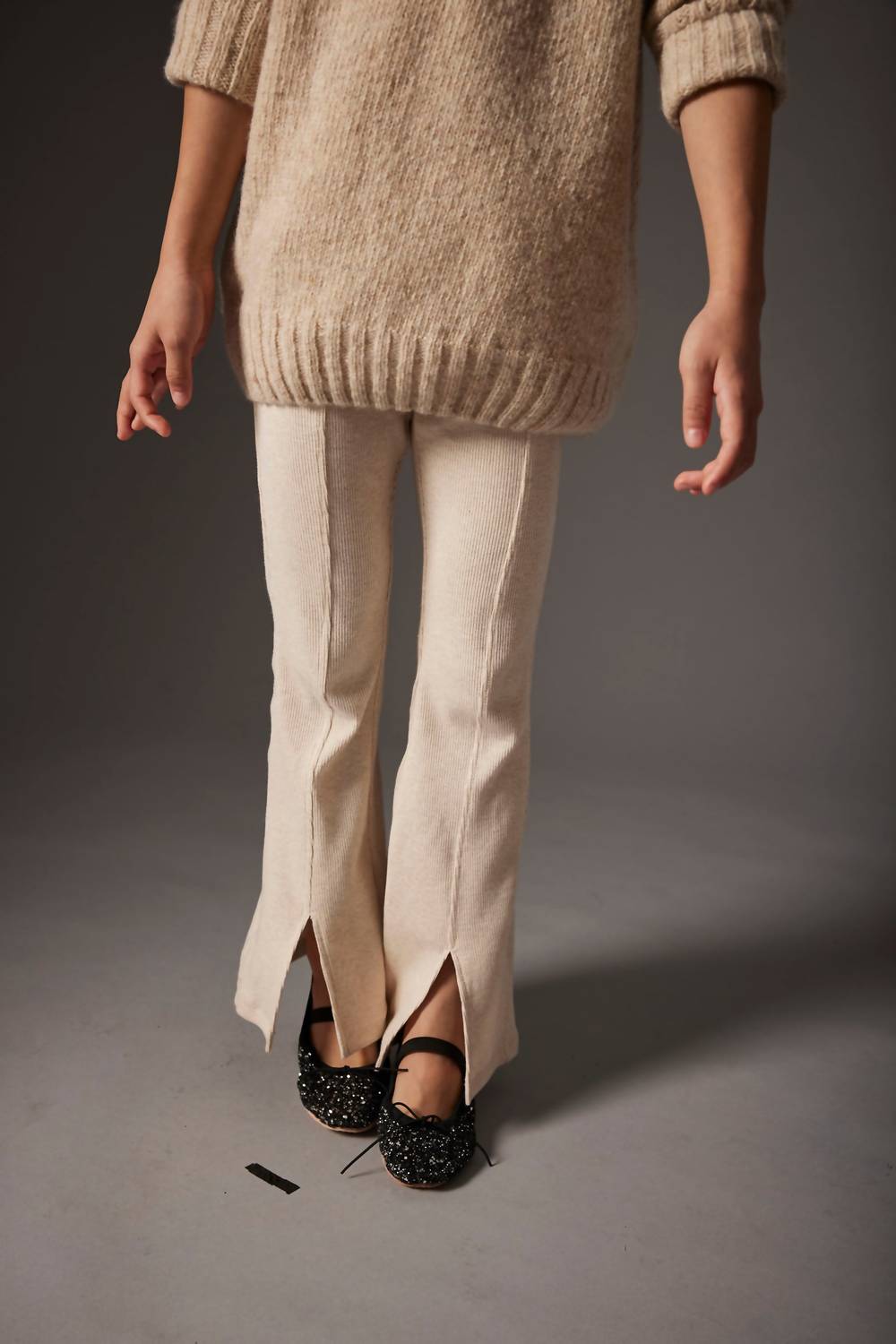 Cozmo - Girl's Soft Cotton Rib Leggings