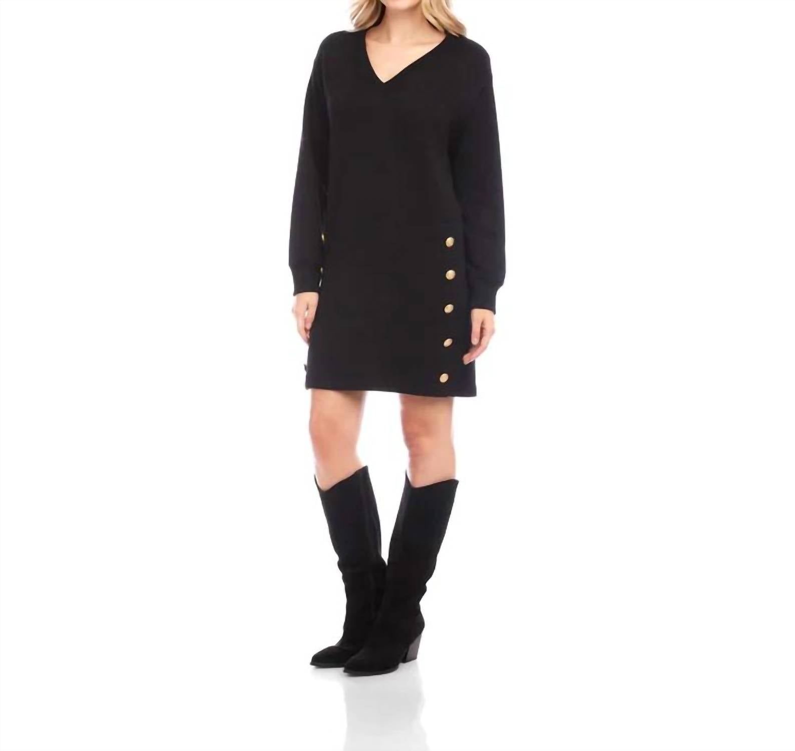 Karen Kane - Lavelle Button Detail Dress