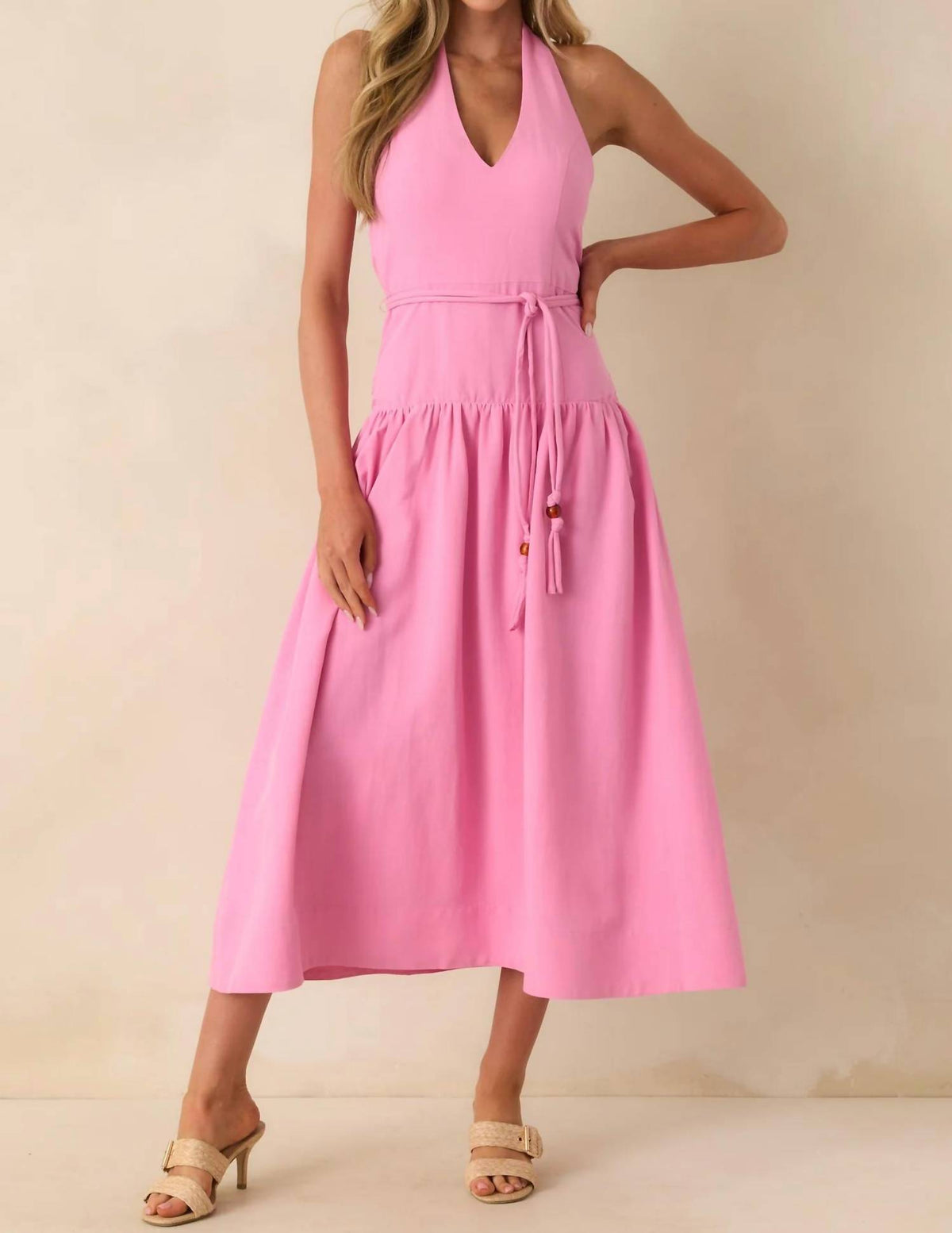 Minkpink - Melody Drop Waist Midi Dress