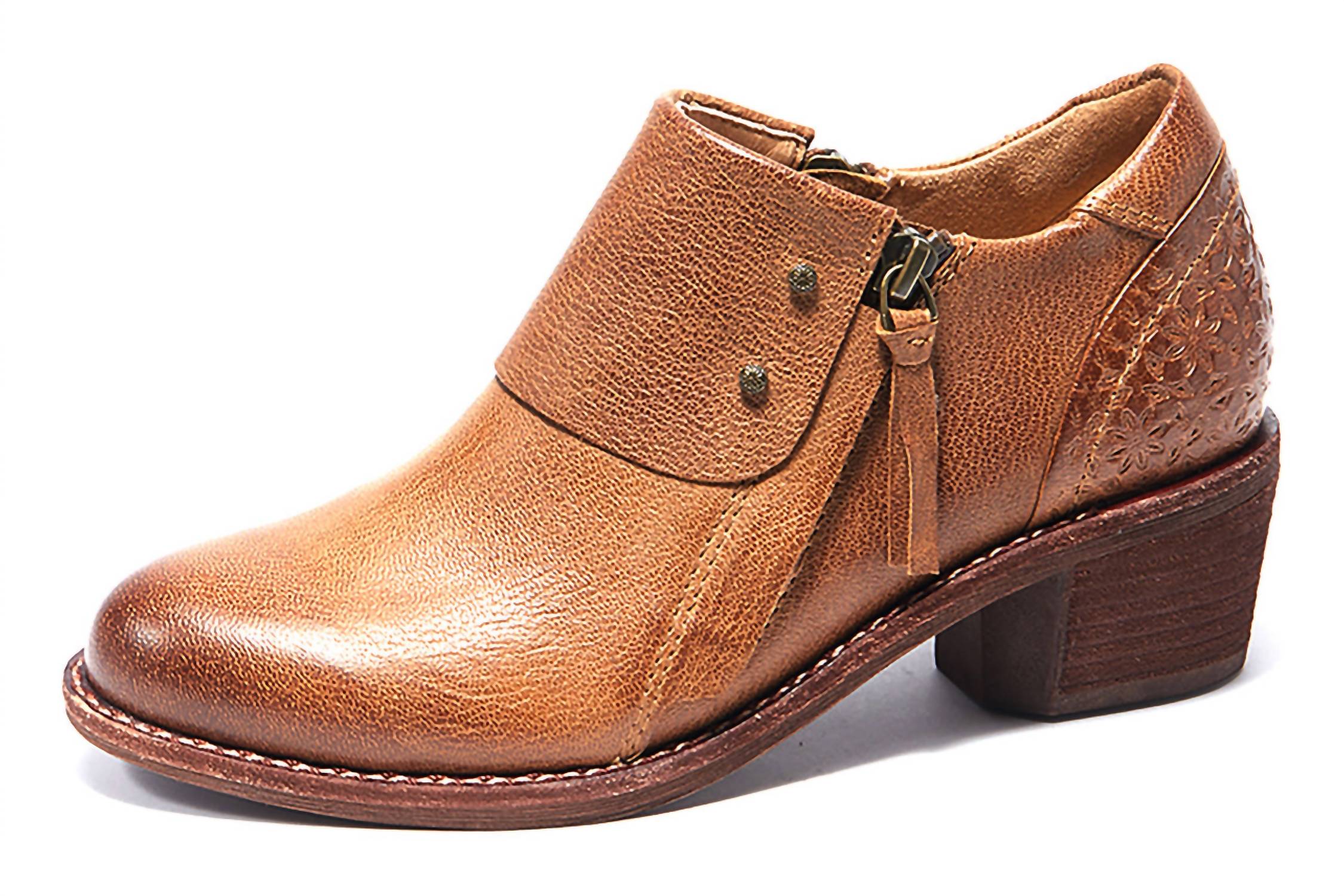 Halsa Footwear - Women's Michelle Leather Bootie