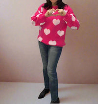Esley Collection - Women's Heart Sweater