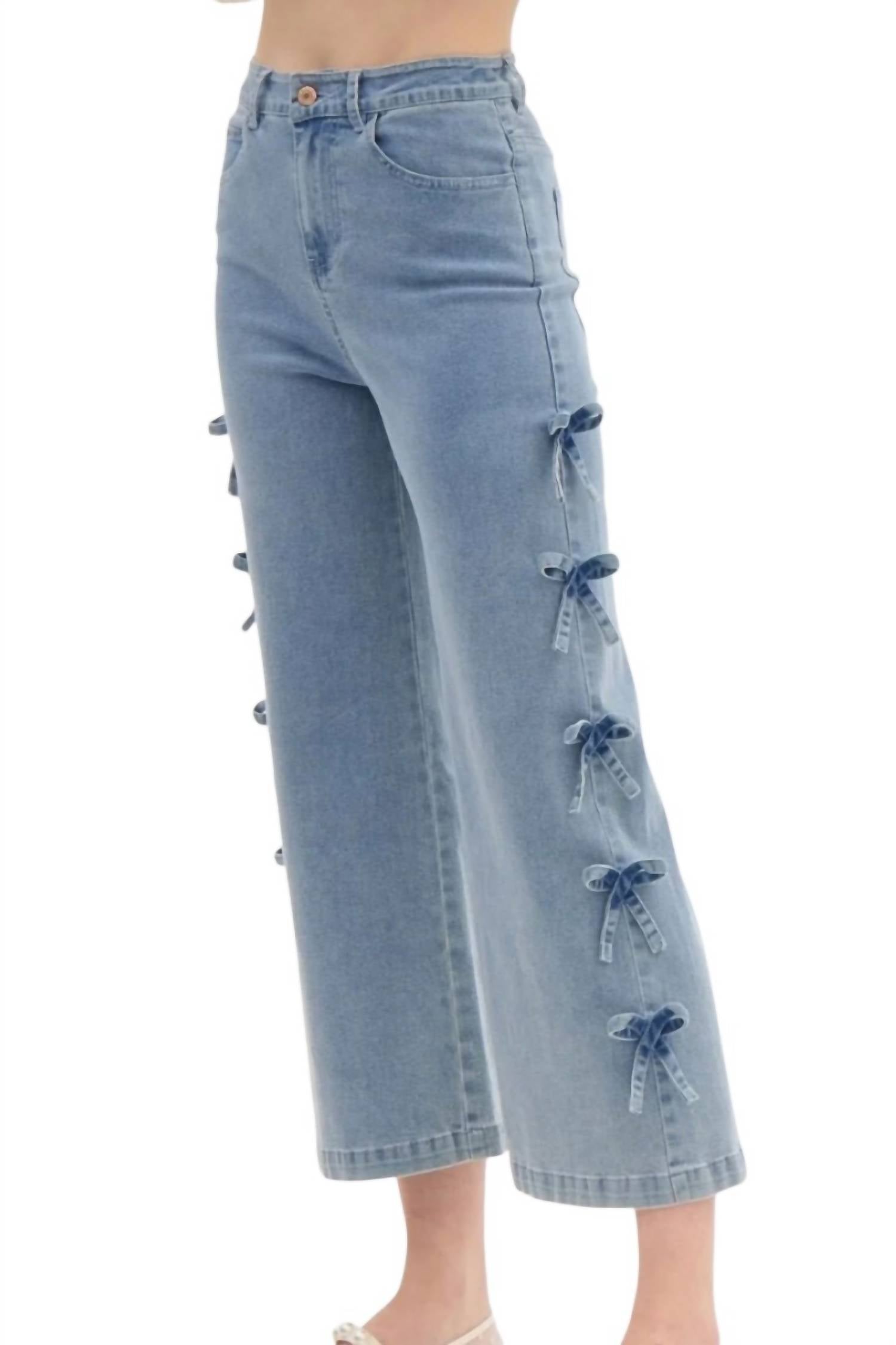 Entro - Andreina Bows Culotte Pants
