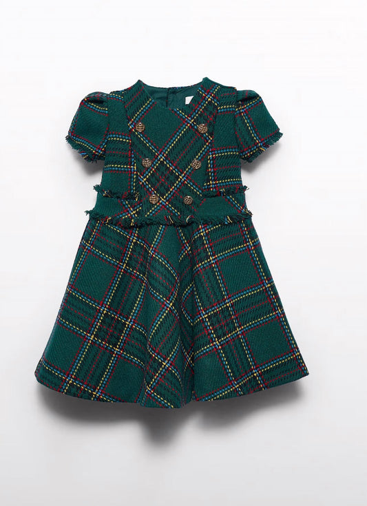 Abel & Lula - Girls Plaid Frying Dress