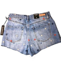 Blanknyc - Women's Star Embroidered Denim Shorts