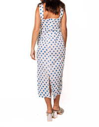 Queen Of Sparkles - Polka Dot Lemon Tree Midi Tank Dress