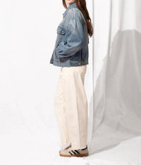 Just Black Denim - Barrel Jeans with Seams