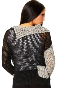 Crochet Draped Neck Top