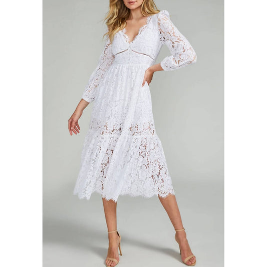 Mariella Lace Midi Dress