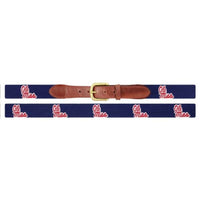 Smathers & Branson - Men's Needlepoint Ole Miss Belt