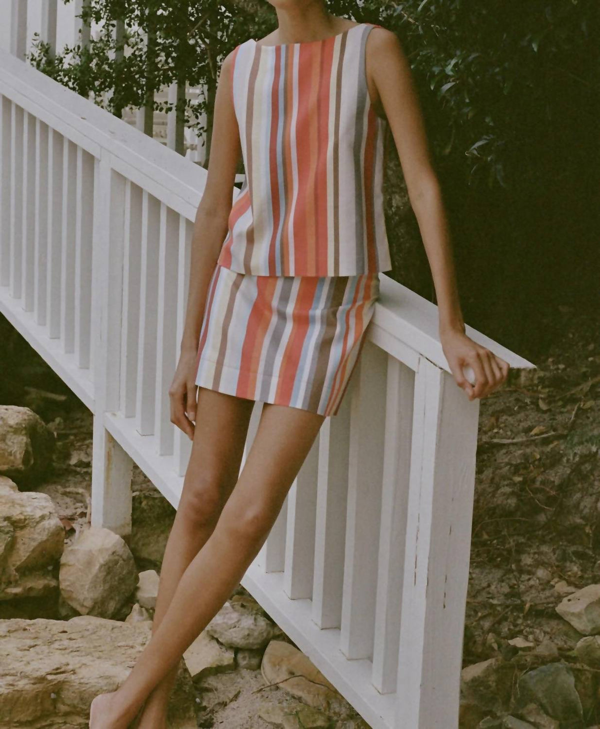 Coco Shop - Boatneck Sleeveless Top