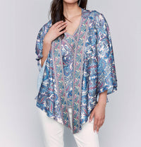 Charlie B - Printed Satin Kimono
