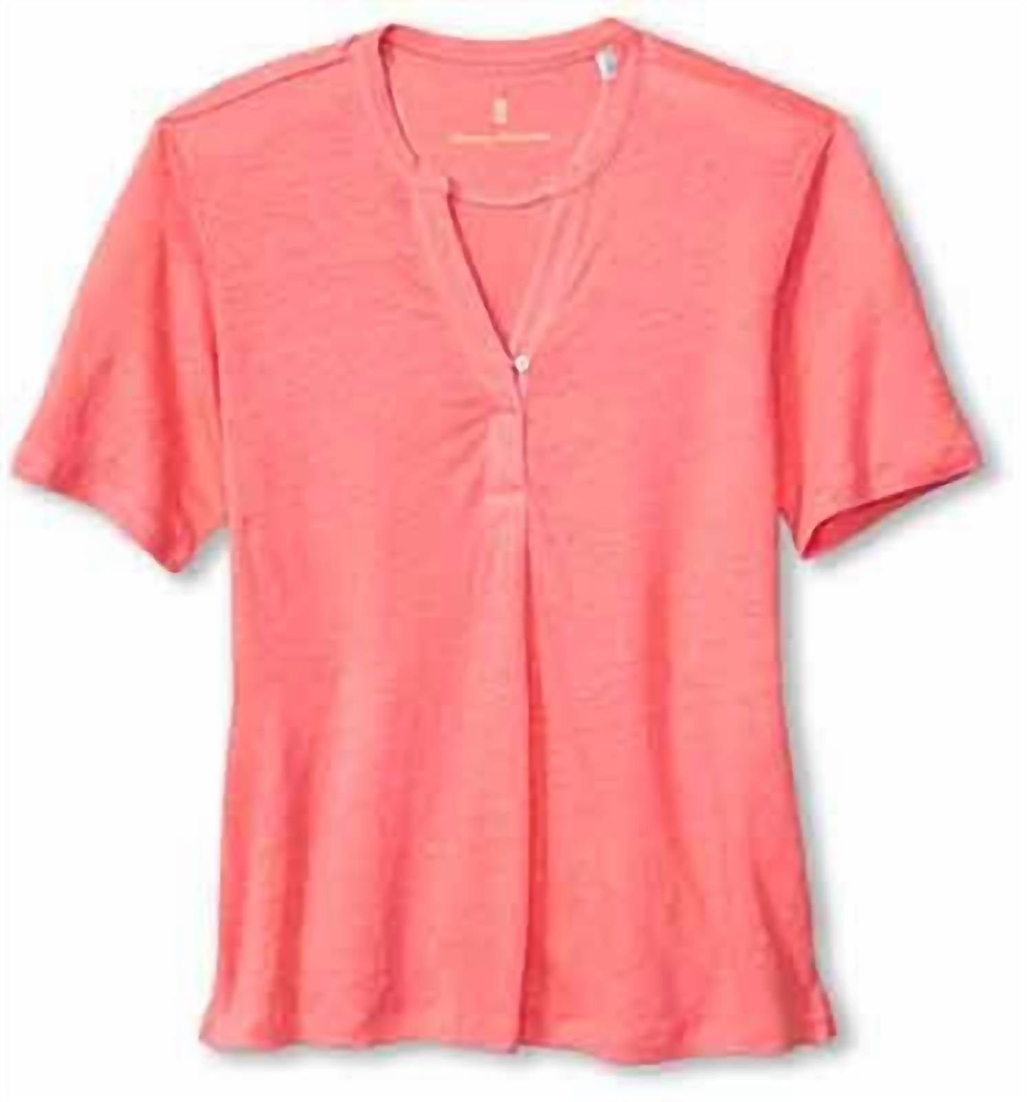 Tommy Bahama - Women's Linnea Placket Short Sleeve Tee