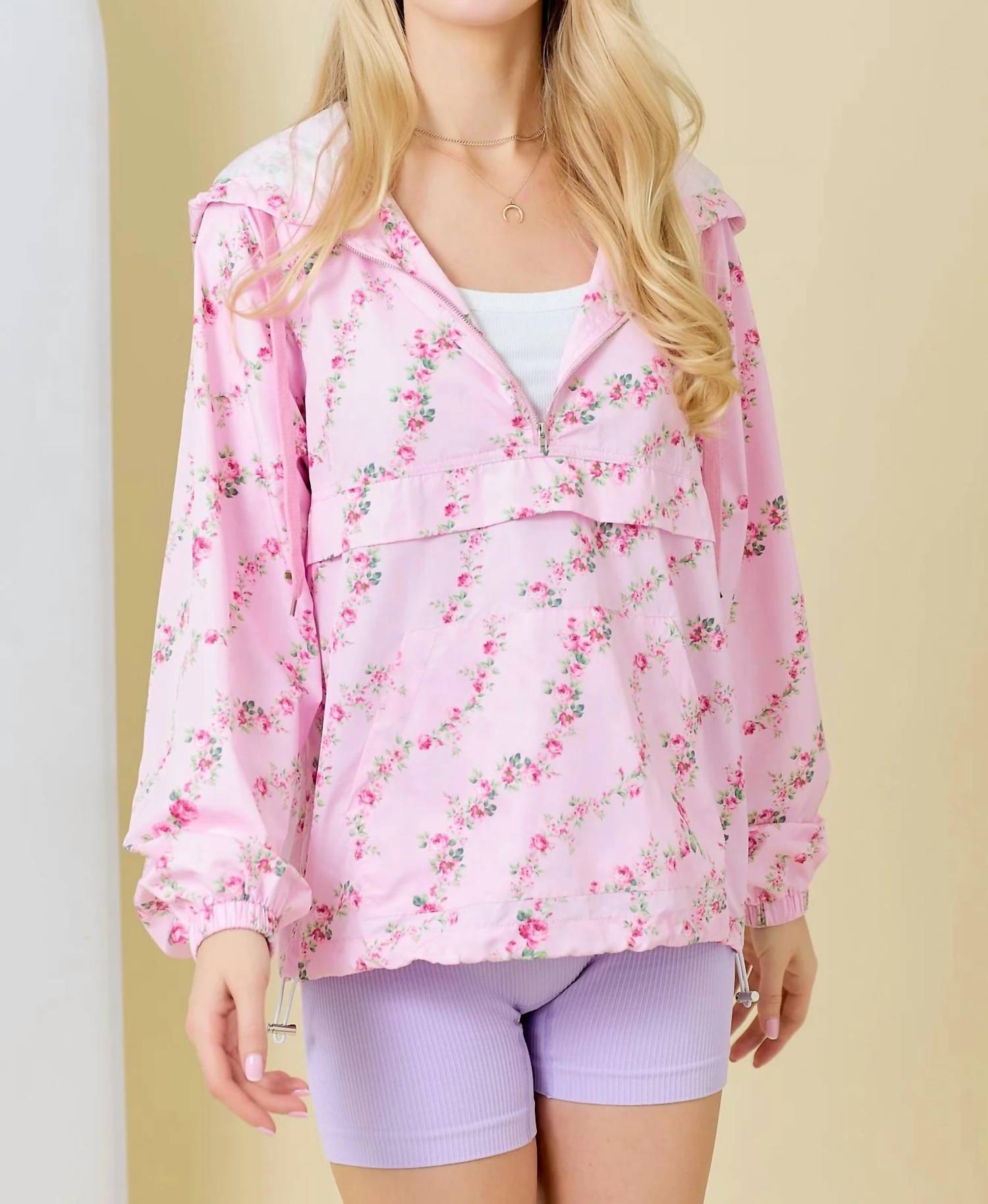 Main Strip - Fancy Floral Windbreaker