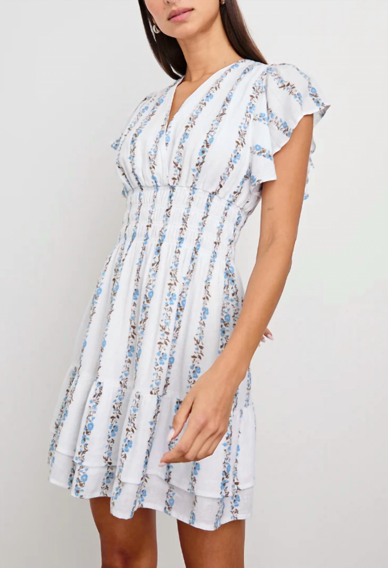Rails Kimora Mini Sundress in bluebell stripe - women's dress