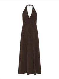 St. Agni - Halter Plunge Dress