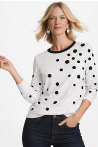J'Envie/Eli - Toulouse Dot Sweater - Plus