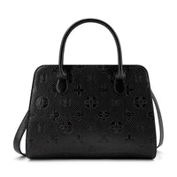 Like Dreams Women's Midori Satchel Chromatic Pattern Crossbody Bag in black - women's bag - detail view