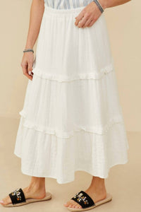 Hayden La - Women's Jayla Ruffle Textured Skirt