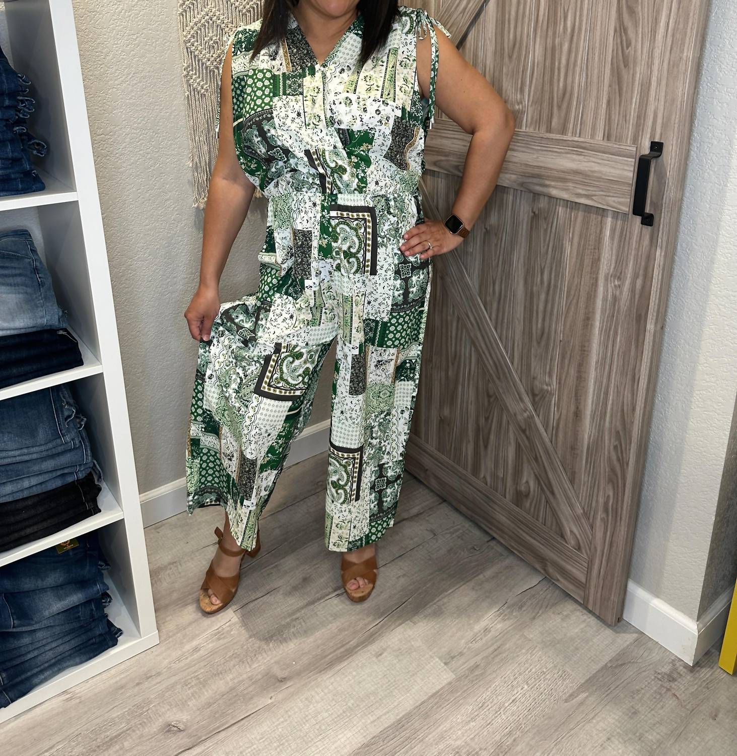 Ces Femme - Paisley Print Summer Jumpsuit