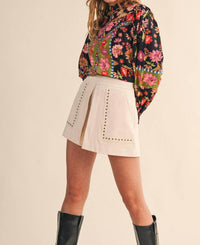 &merci Celia Floral Top in multi - women's shirt - view 5