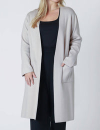 Dex - Longline Open Cardigan - Plus