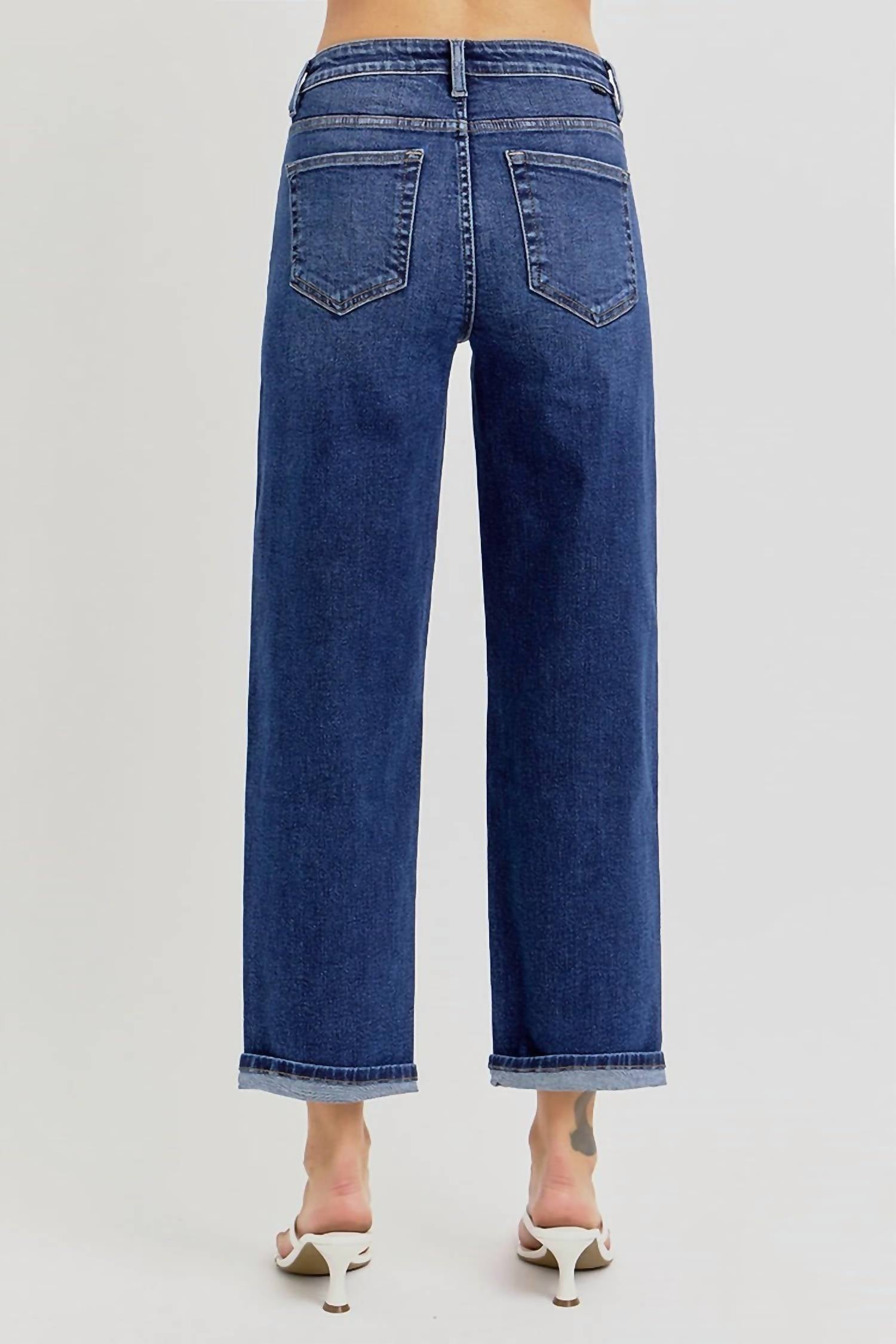 Risen - Jolene High Rise Boyfriend Tapered Jeans