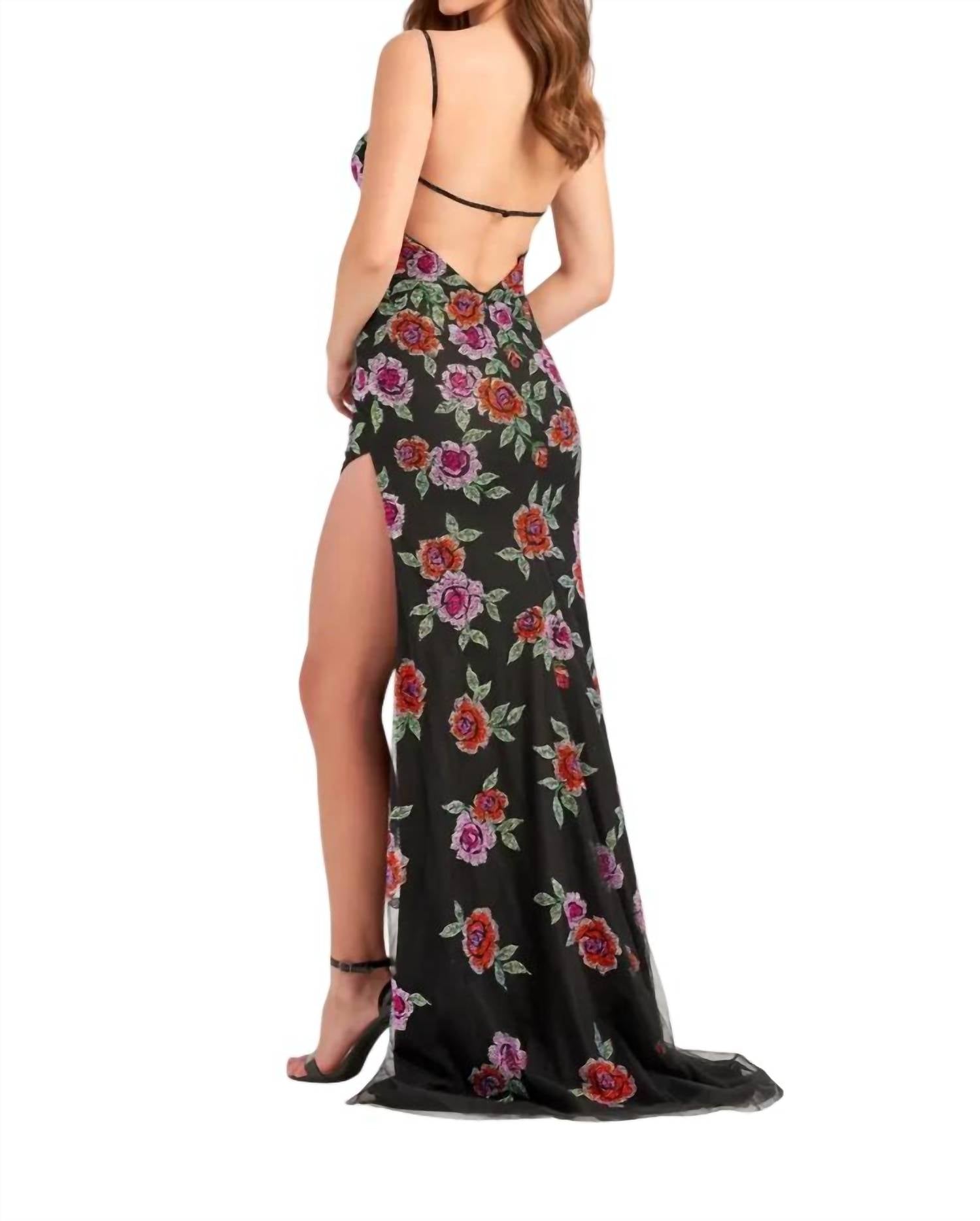Ellie Wilde - Floral Gown