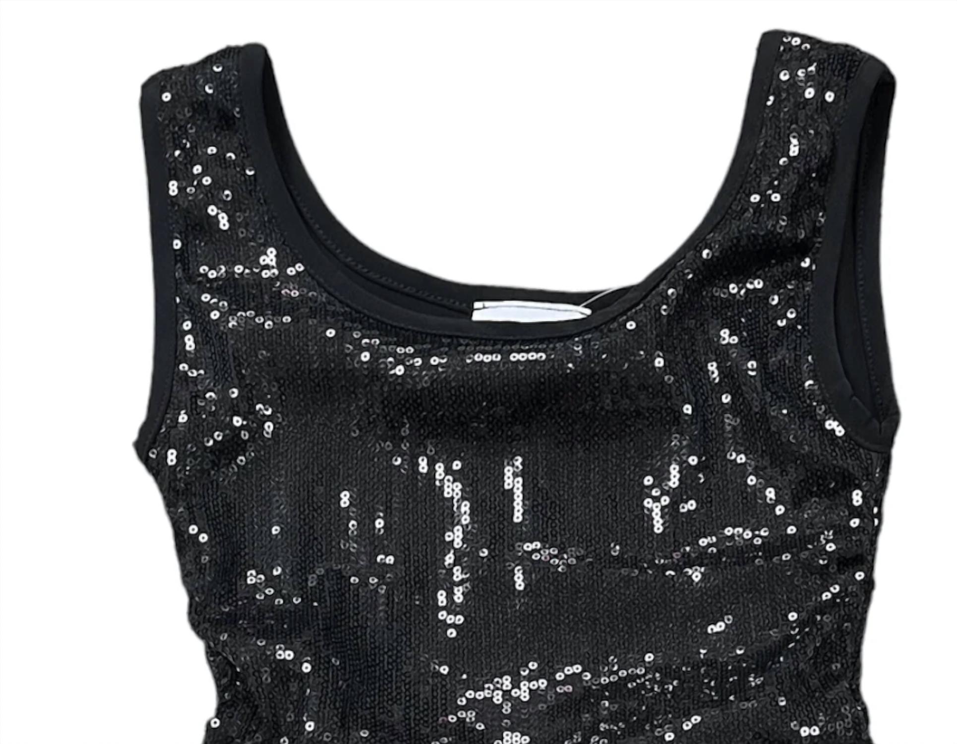 Cheryl Creations - Sequin Ruched Tank Dress